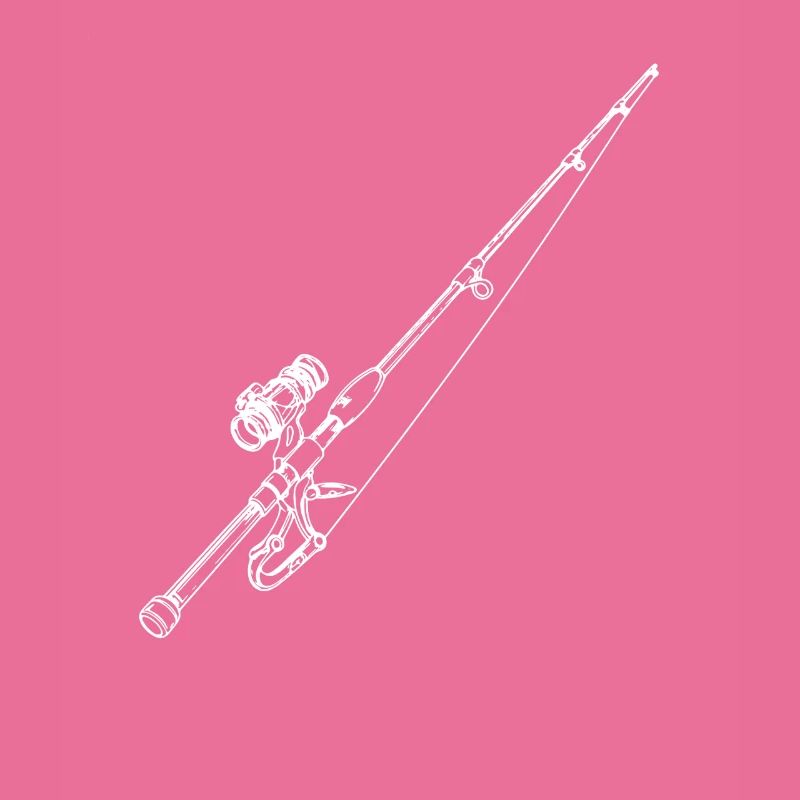 Dessin de canne à pêche