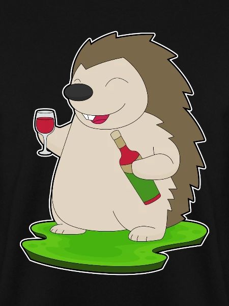 Igel Flasche Rotwein