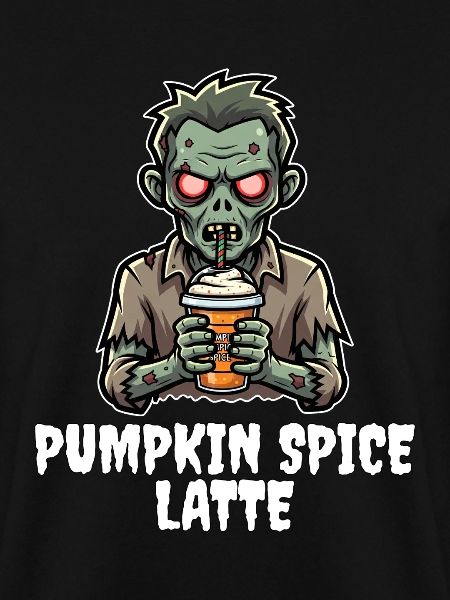 PUMPKIN SPICE LATTE - ZOMBIE HALLOWEEN