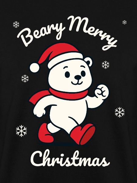 Cute Polar Bear - Christmas Pun