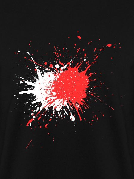 Abstrakter Blutspritzer Druck