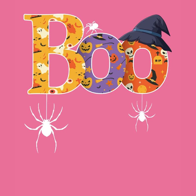 Boo Pattern Halloween