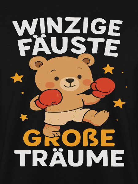 Kuschelbär im Boxring Shirt Motivation