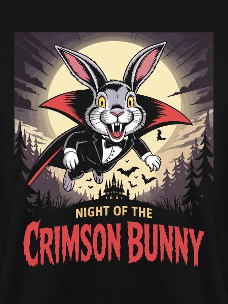 Nacht des Crimson Bunny - Hasendesign