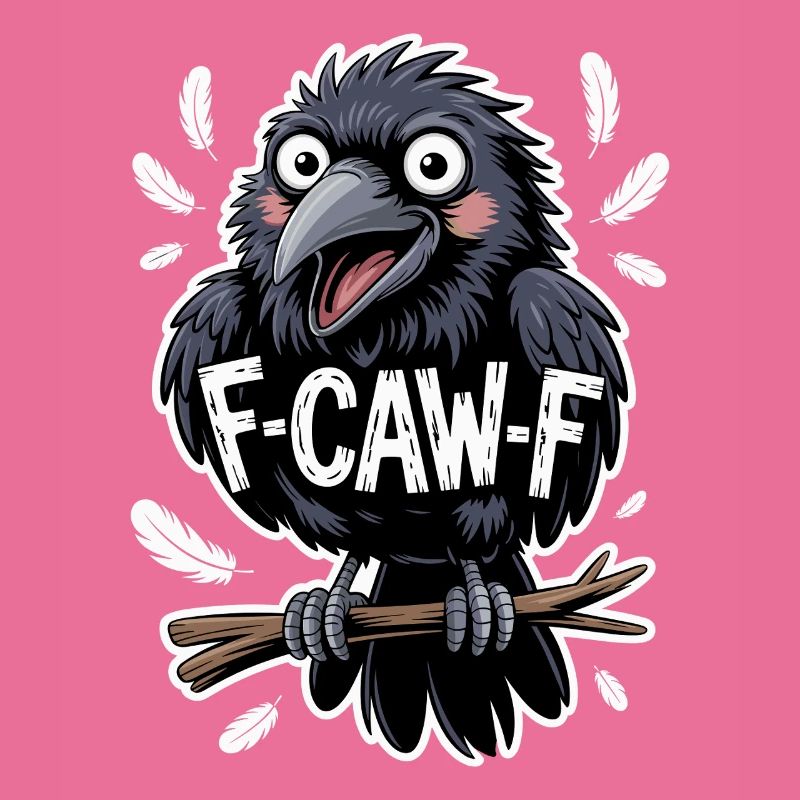 F-Caw-F Meme Krähe