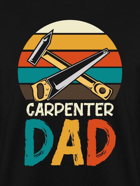 Carpenter Father Retro Tools