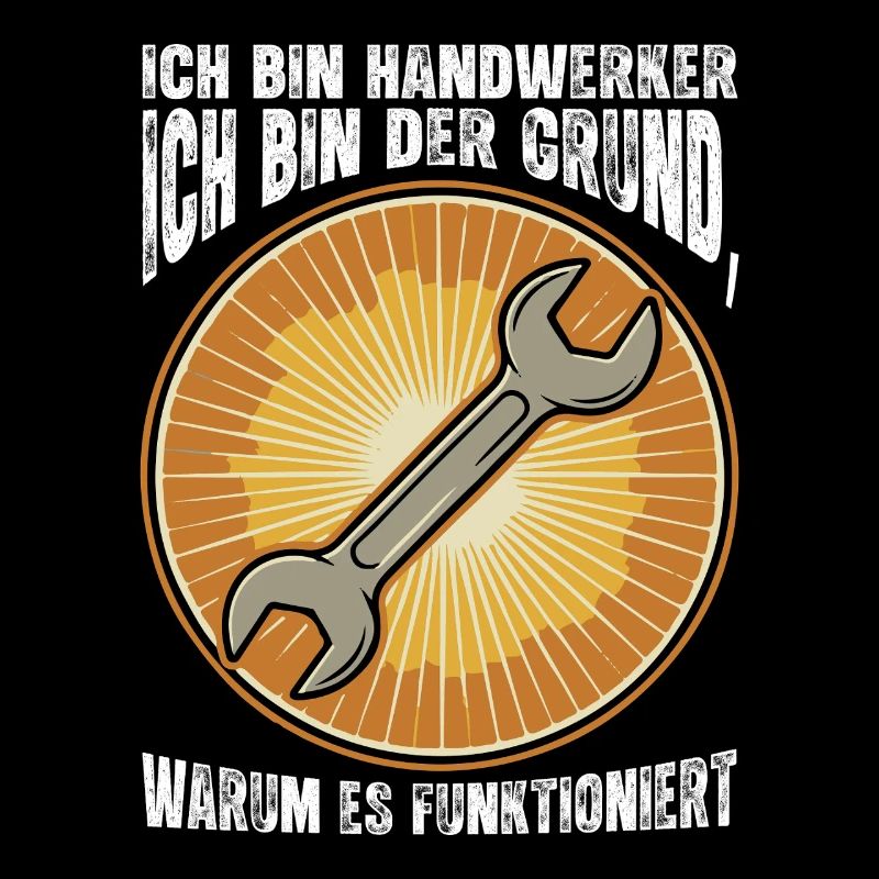 Handwerker Spruch Sonne Schraubenschlüssel