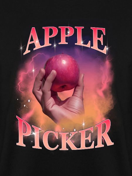 Apple Picker Retro Sunset
