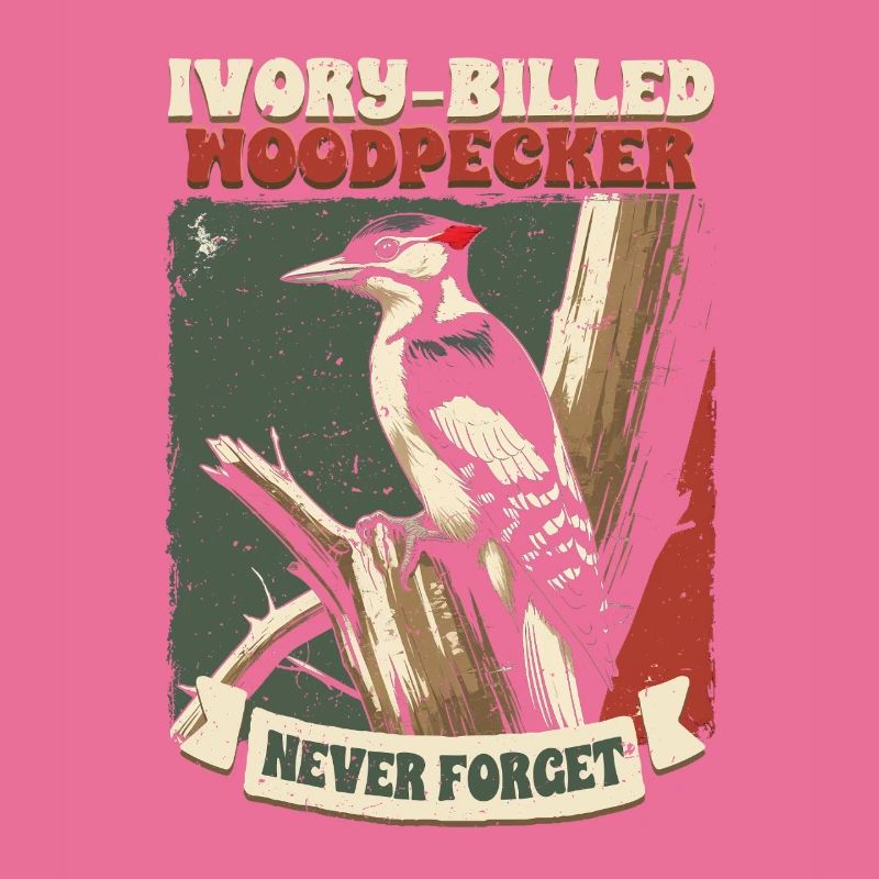 Elfenbein Specht Vogelbeobachter
