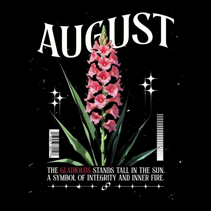 Naissance Fleurs Août Glaïeul Naissance Fleur