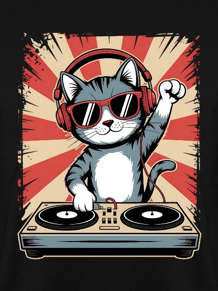 Katzen DJ Sonnenbrille