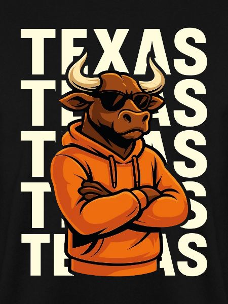 Cool bull Texas style