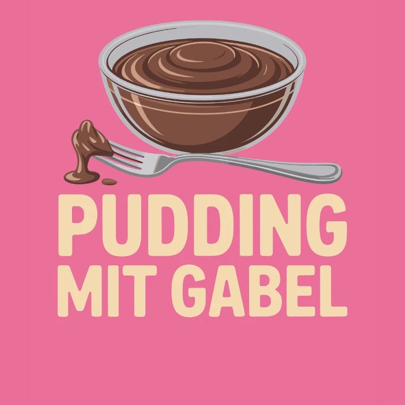 Pudding Mit Gabel