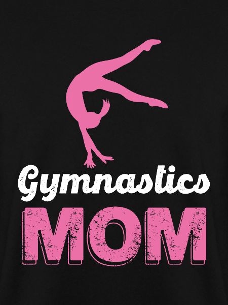 Gymnastics Mom Silhouette