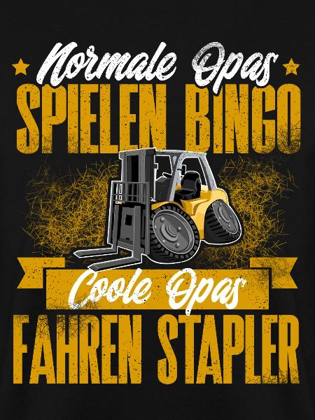 Opa Staplerfahrer