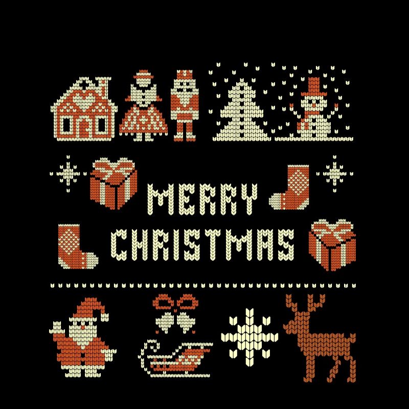 Noël moche Joyeux design de Noël