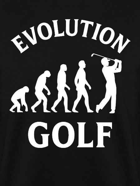 Evolution Golf Lustiges Golfdesign