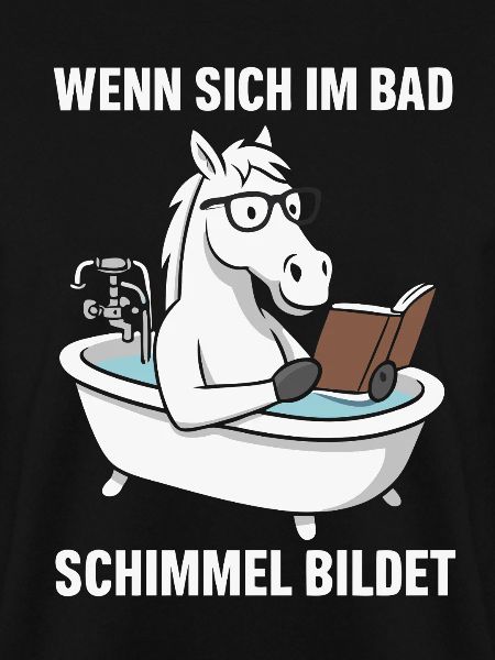 Badlesendes Pferd mit Schimmelwitz