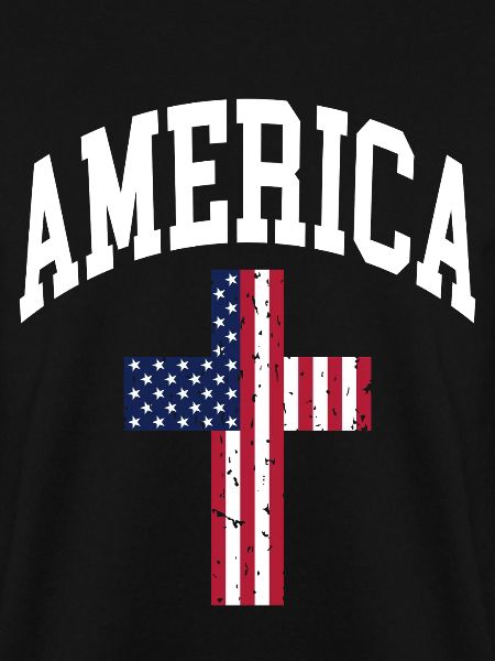 Amerika Kreuz Flagge