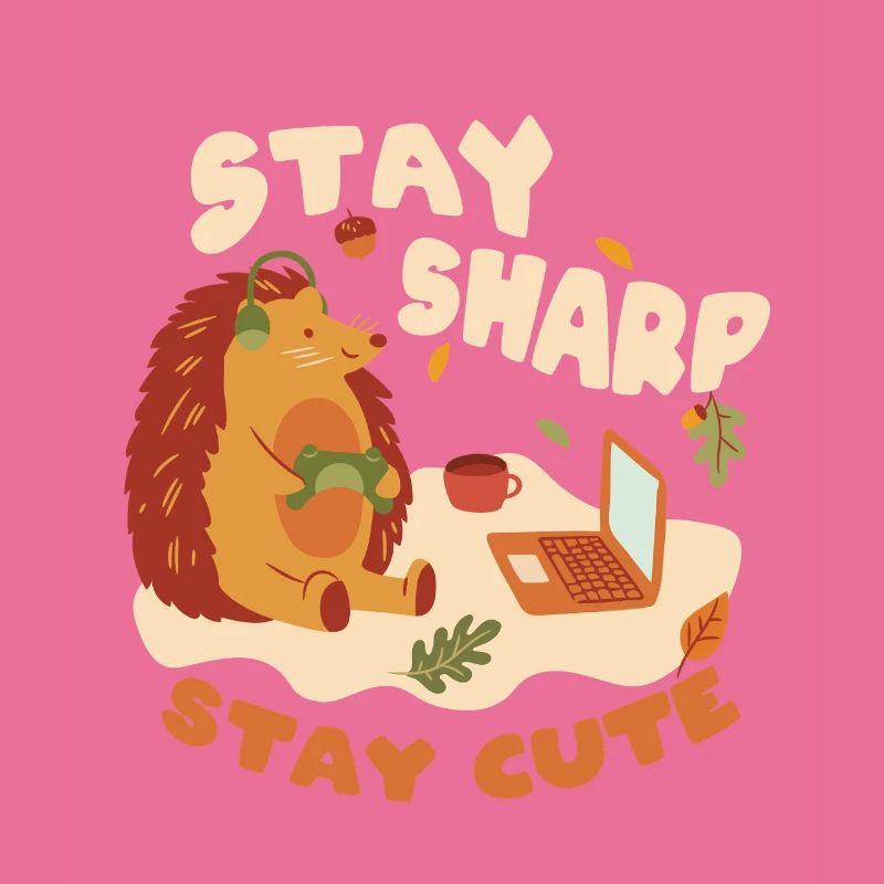 Igel Tag Journée du hérisson Reste en forme Reste mignon