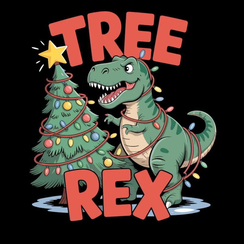 Tree-Rex Motiv für Kinder & Erwachsene
