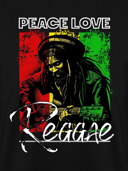 Frieden Liebe Reggae Rastafari Gitarre