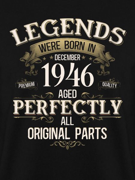 79th Birthday Legend December 1946