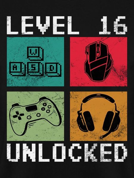 Level 16 Freigeschaltet Retro-Gaming