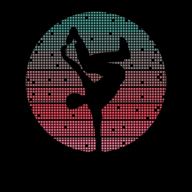 Breakdance Dance Breakdancer Retro Breakdancer