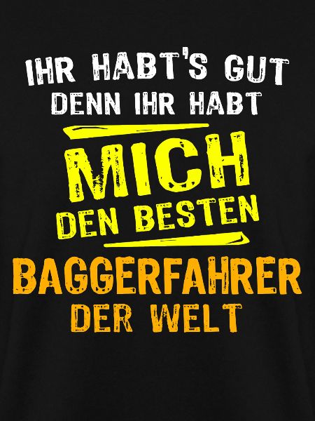 Baggerfahrer Geschenk