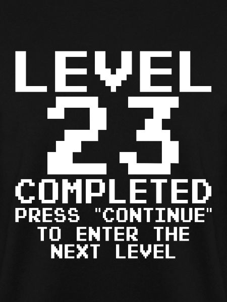 Level 23 Completed Pixel Badge