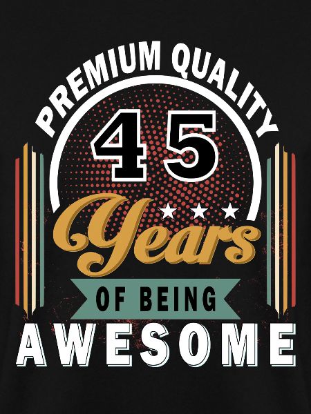 45 Jahre Awesome Jubiläum