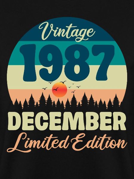 Birthday December 1987 Birthday Gift