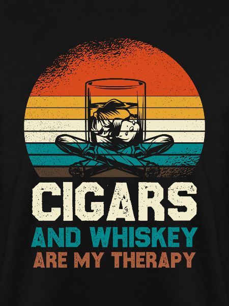 Cigars and Whiskey Therapy Retro