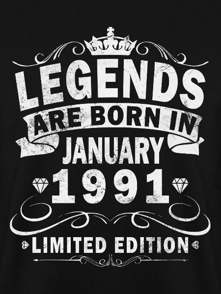 35th Birthday Legend January 1991