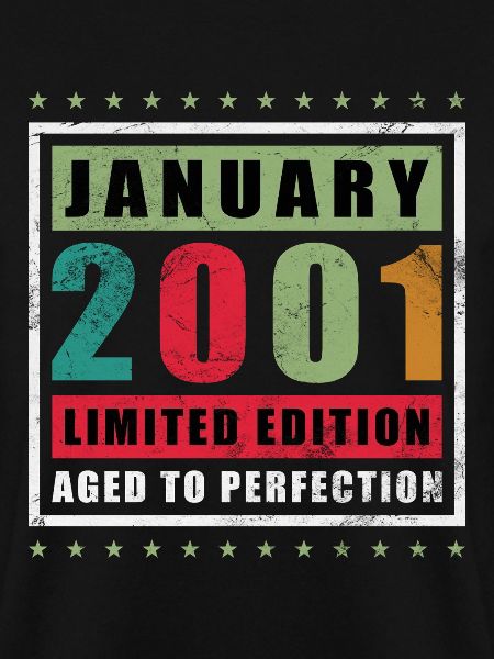 Januar 2001 Limited Edition Gealtert