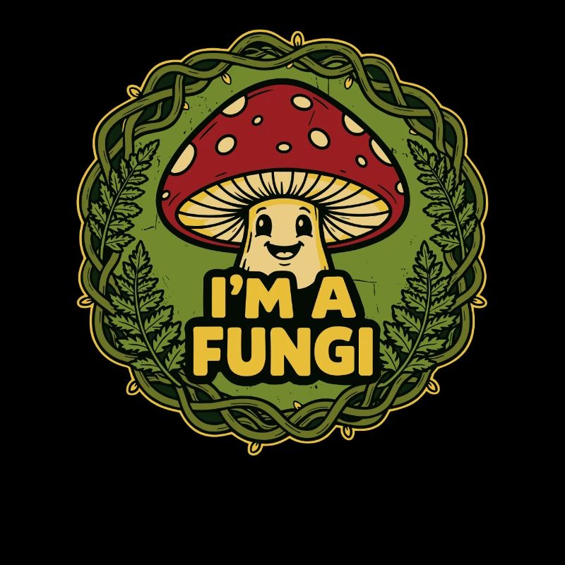 Je suis un champignon – Jeu de mots drôle avec des champignons