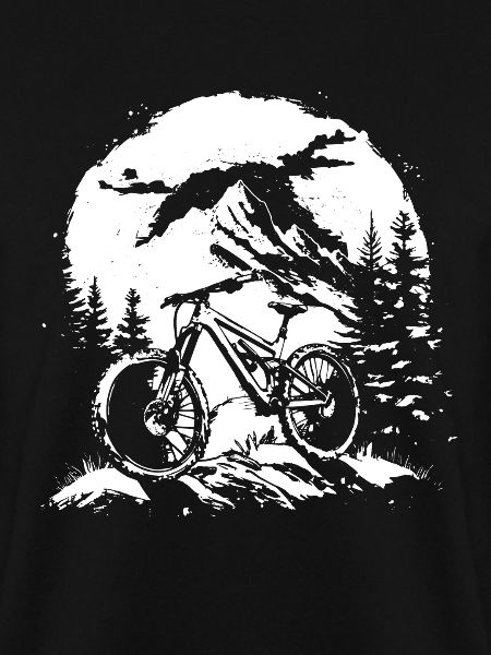 Mountain Biker Graphic