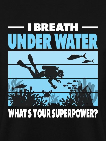 Funny diver design