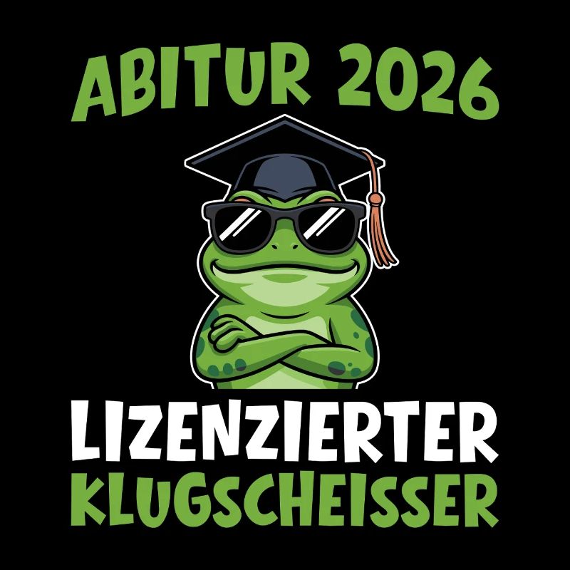 Grenouille de l’Abitur 2026 avec cadeau de remise des diplômes