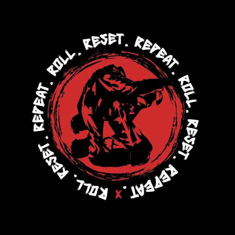 Judo Kampfsport Roll Reset Repeat