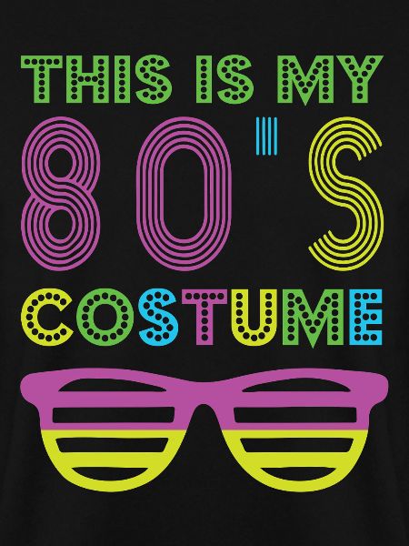 Style 80er Retro-Party-Outfit 80er