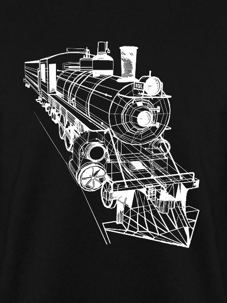 Locomotive Line Art