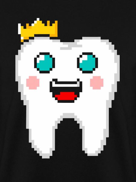 Zahnkrone Pixel Art Zahnarzt