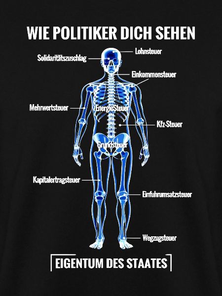 Anatomie Steuerzahler - Zerlegeplan
