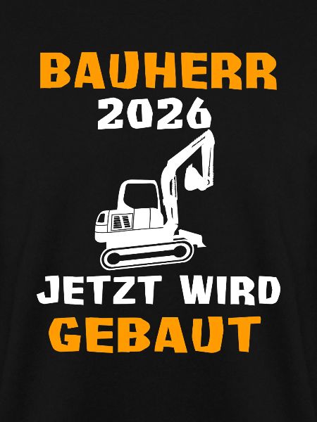 Bauherr Bagger Hausbau Traumhaus