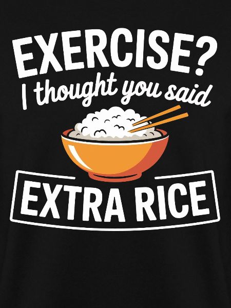 Humor-Schüssel: Extra-Reis Spruch