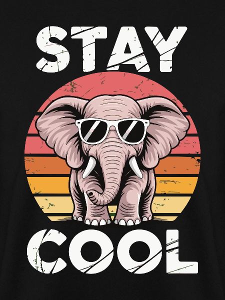 Stay Cool Elefant - Kinder Retro