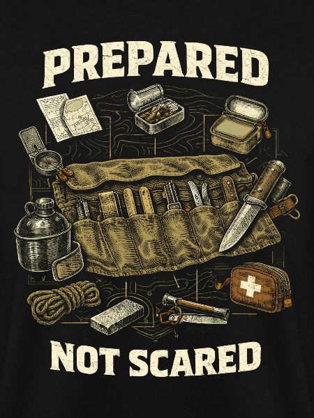 Prepper Überlebenskünstler Prepared Not Scared