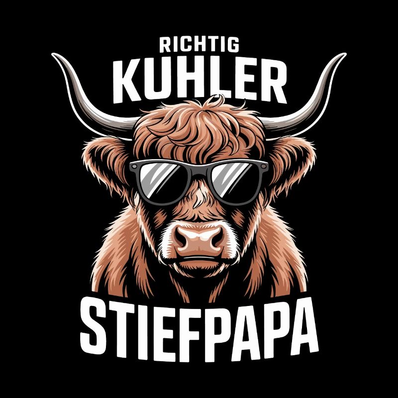 Richtig Kühler Ssteppapa - Lustiger Kuh Wortwitz